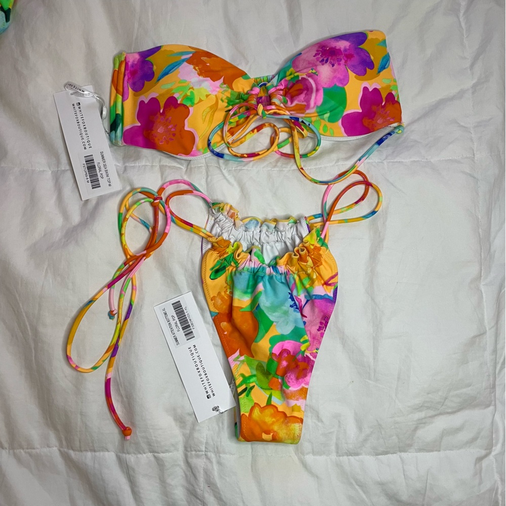 White fox boutique bikini size L